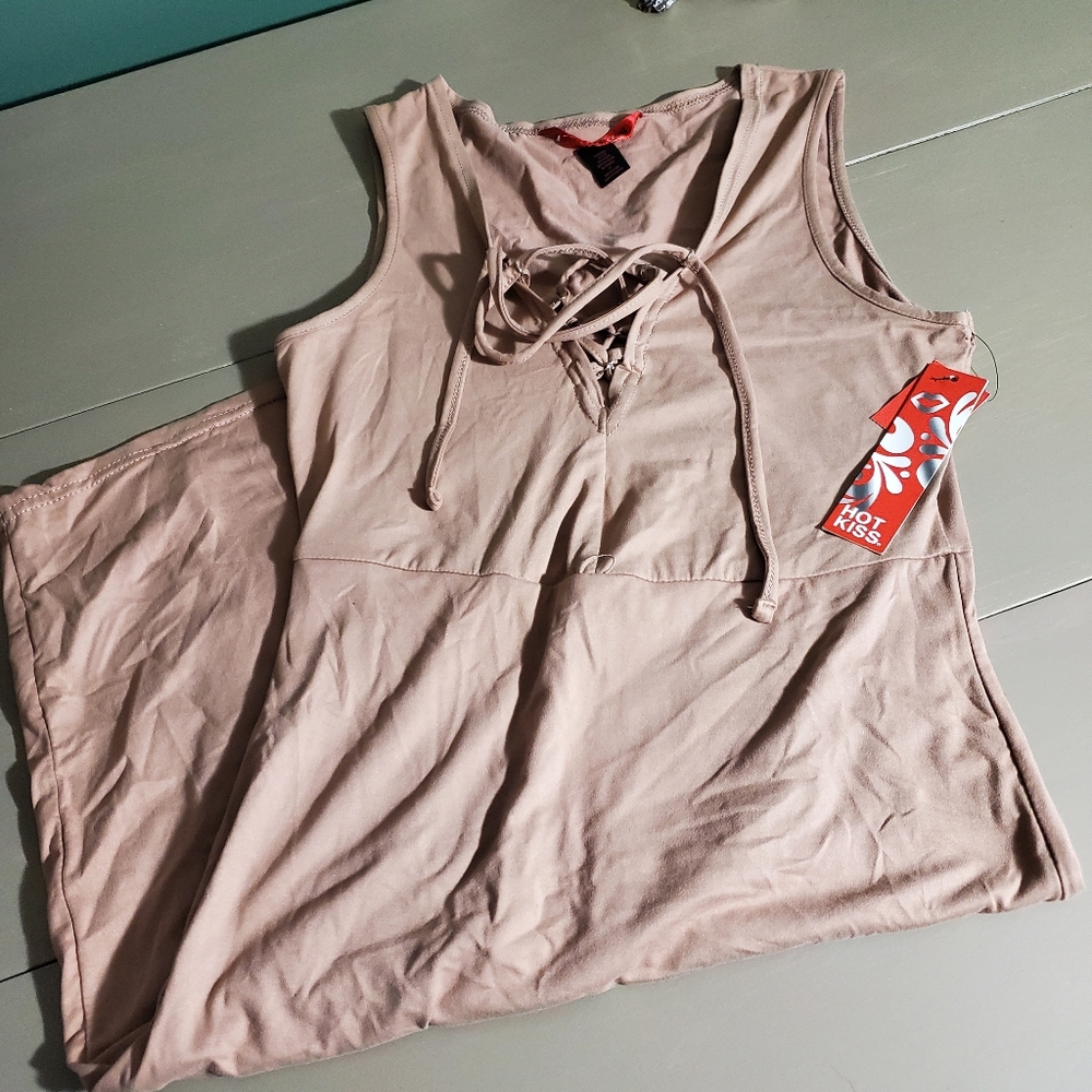 Hot kiss nude dress